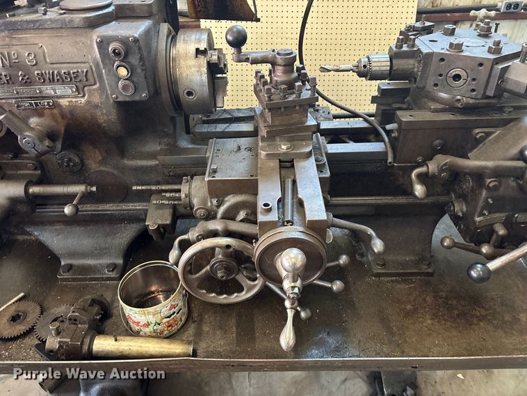 image for item EO4463 Warner & Swasey No. 3 lathe