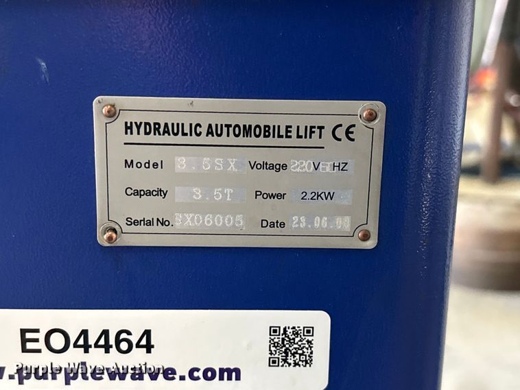 image for item EO4464 Hydraulic Automobile Lift 3.5SX automotive lift