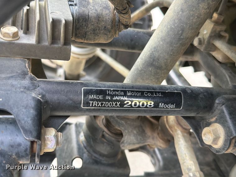 image for item EO8697 2008 Honda TRX700XX ATV