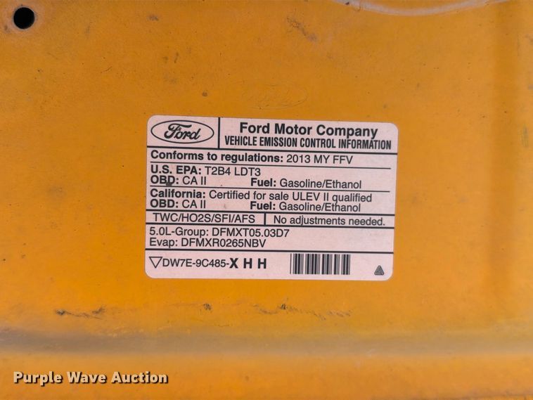 image for item EO8732 2013 Ford F150 XL pickup truck