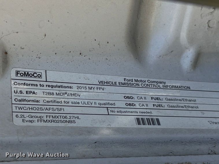 image for item EP3021 2015 Ford F250 Super Duty pickup truck