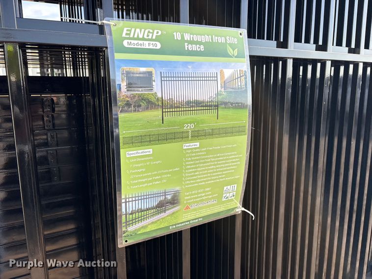 image for item ES8069 (22) 2024 EINGP F10 fence panels
