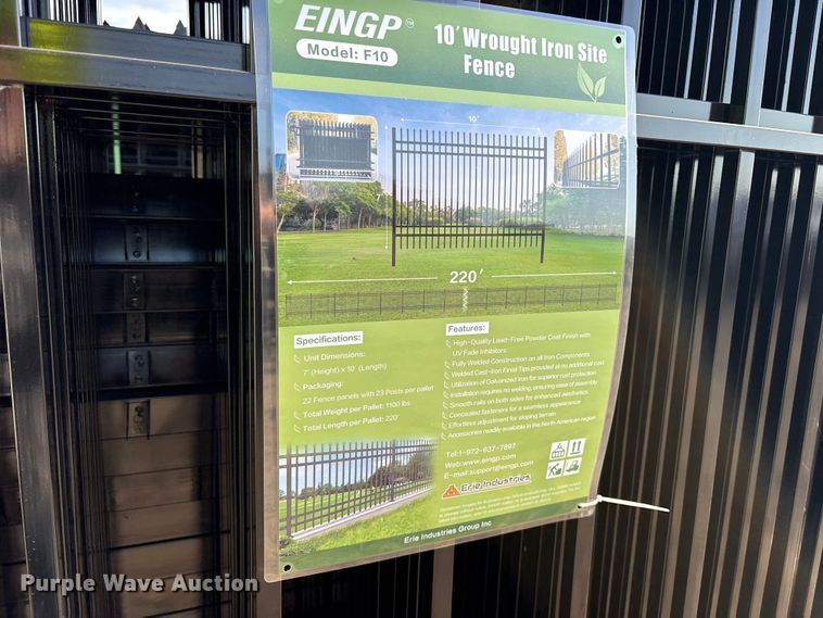 image for item ES8071 (22) 2024 EINGP F10 fence panels