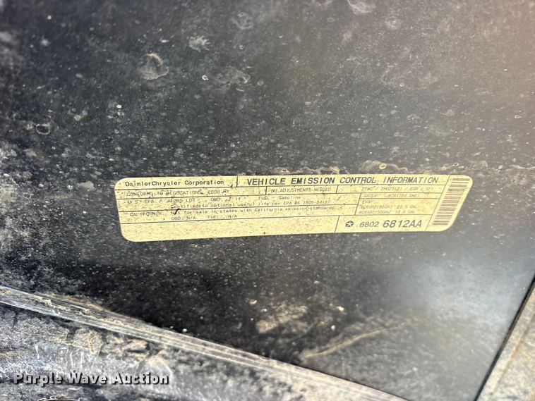 image for item ET0400 2008 Jeep Wrangler SUV
