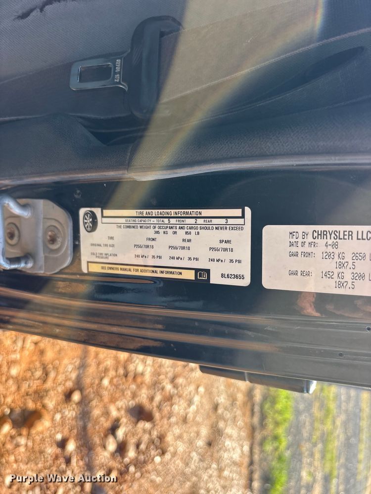 image for item ET0400 2008 Jeep Wrangler SUV