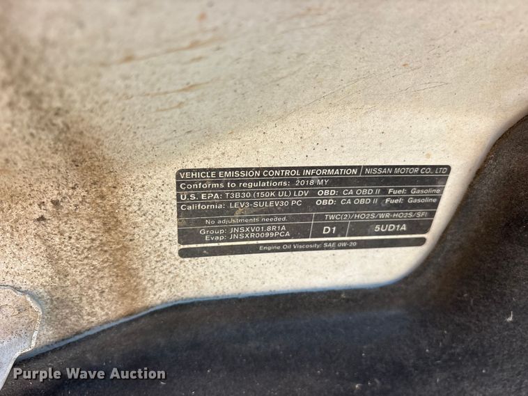 image for item ET0401 2018 Nissan Sentra 