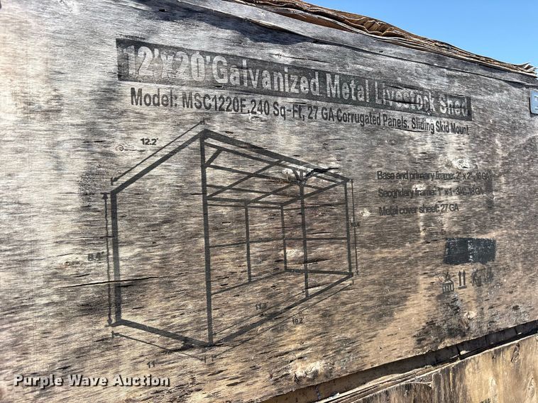 image for item ET0449 (4) 2024 Valley Pioneer MSC1220F livestock sheds