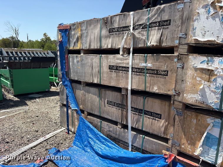 (4) 2024 Valley Pioneer MSC1220F livestock sheds