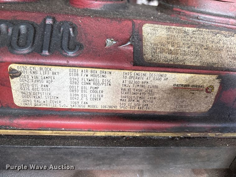 image for item ET8656 1990 Sterling Spartan MS40-2042 rescue vehicle