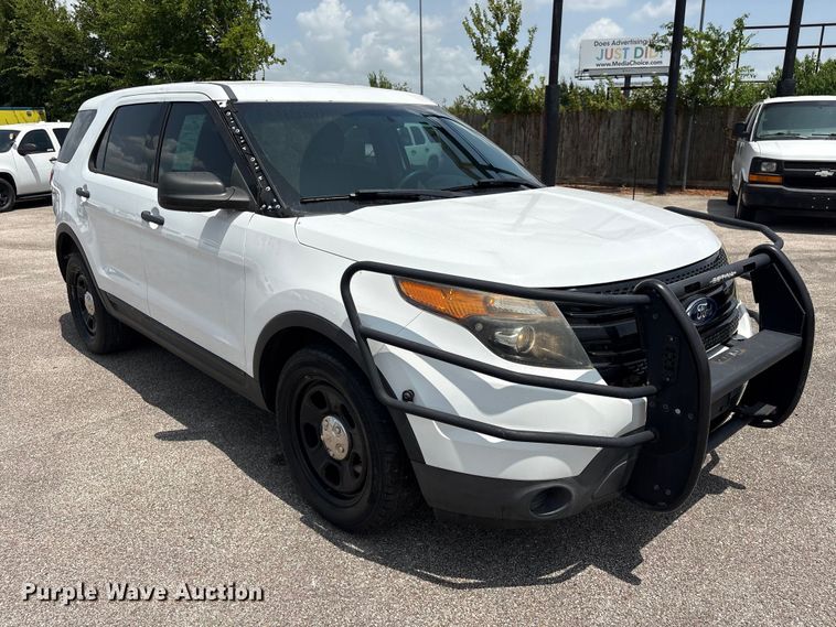 image for item EU0772 2015 Ford Explorer Police Interceptor SUV