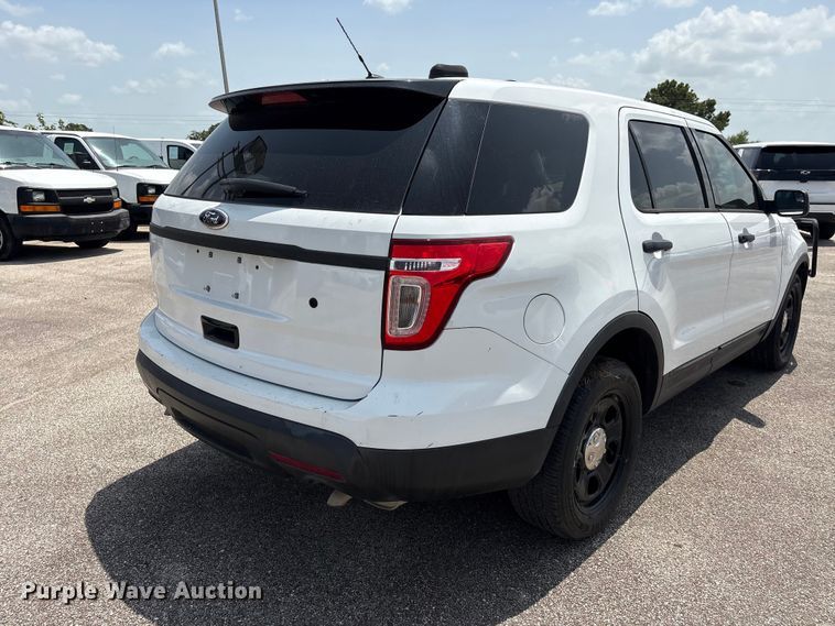 image for item EU0772 2015 Ford Explorer Police Interceptor SUV