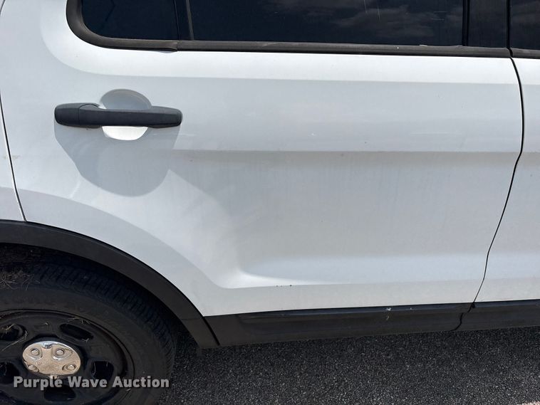 image for item EU0772 2015 Ford Explorer Police Interceptor SUV