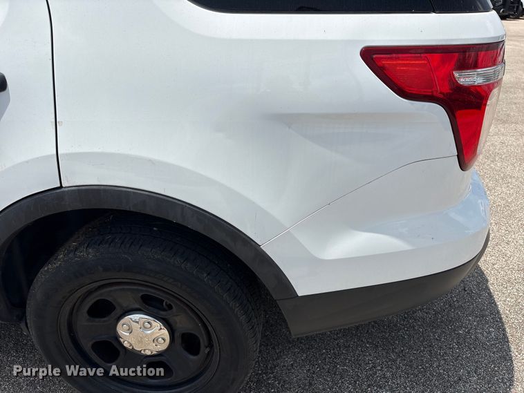 image for item EU0772 2015 Ford Explorer Police Interceptor SUV