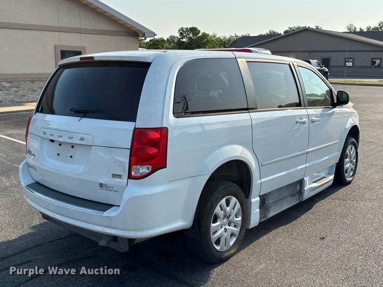 image for item EV6079 2015 Dodge Grand Caravan handicap accessible van