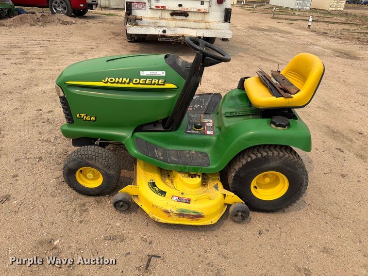 image for item EW2154 John Deere LT166 lawn mower