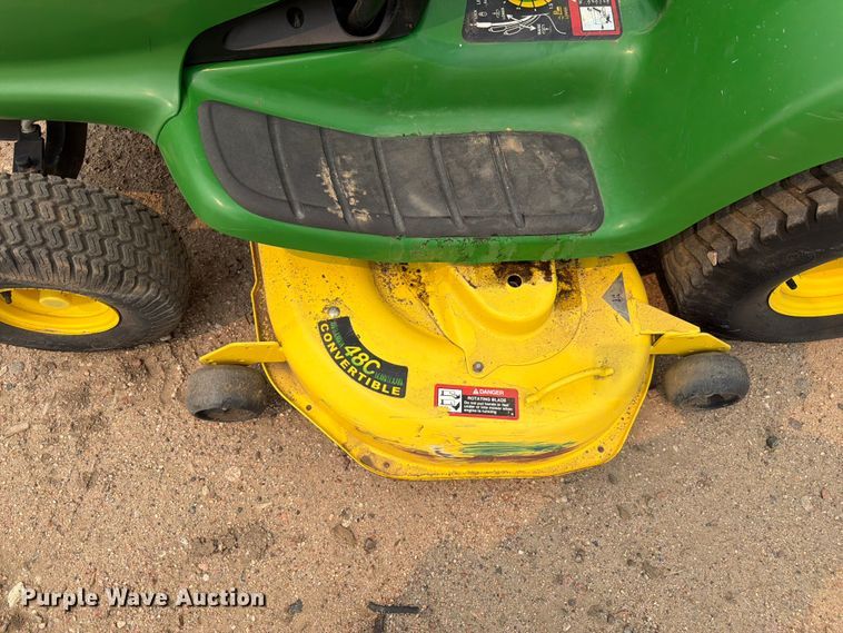 image for item EW2154 John Deere LT166 lawn mower
