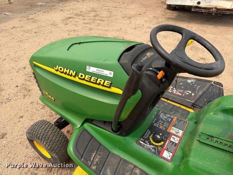 image for item EW2154 John Deere LT166 lawn mower