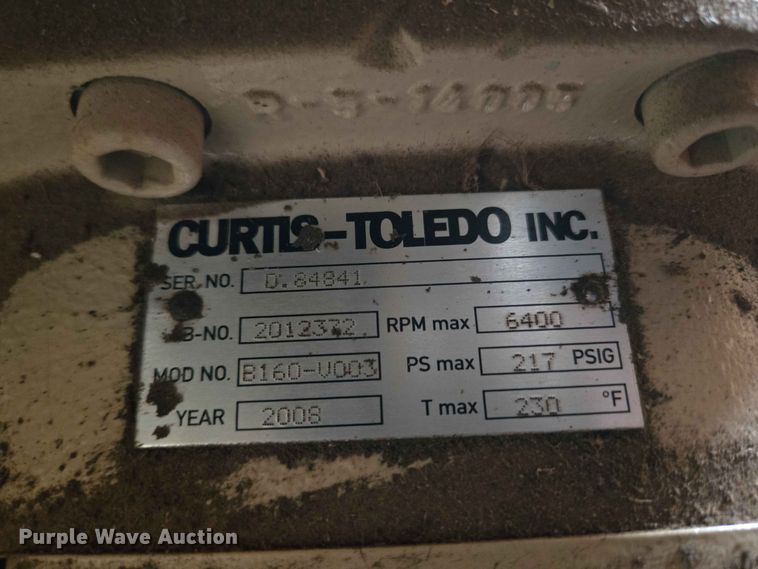 image for item EW8596 Curtis R/S50B A/EB160 air compressor