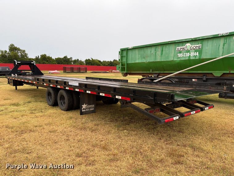 image for item EW8637 2024 Rawmaxx TT-40-212KHYD tilt deck equipment trailer