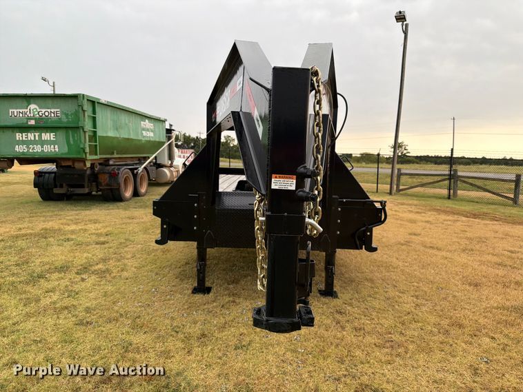 image for item EW8637 2024 Rawmaxx TT-40-212KHYD tilt deck equipment trailer