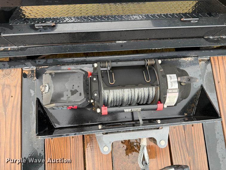 image for item EW8637 2024 Rawmaxx TT-40-212KHYD tilt deck equipment trailer