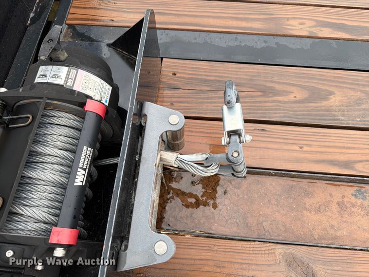 image for item EW8637 2024 Rawmaxx TT-40-212KHYD tilt deck equipment trailer
