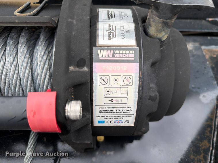 image for item EW8637 2024 Rawmaxx TT-40-212KHYD tilt deck equipment trailer