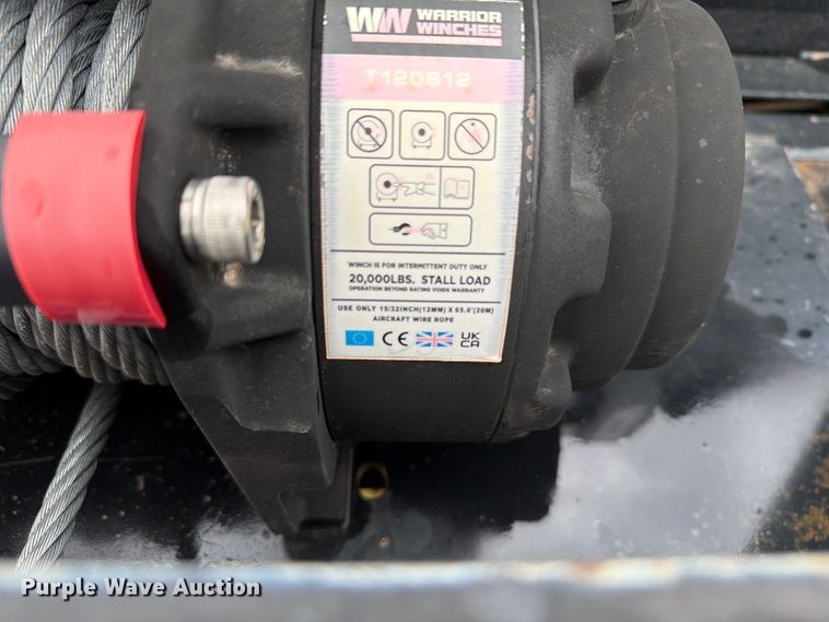 image for item EW8637 2024 Rawmaxx TT-40-212KHYD tilt deck equipment trailer