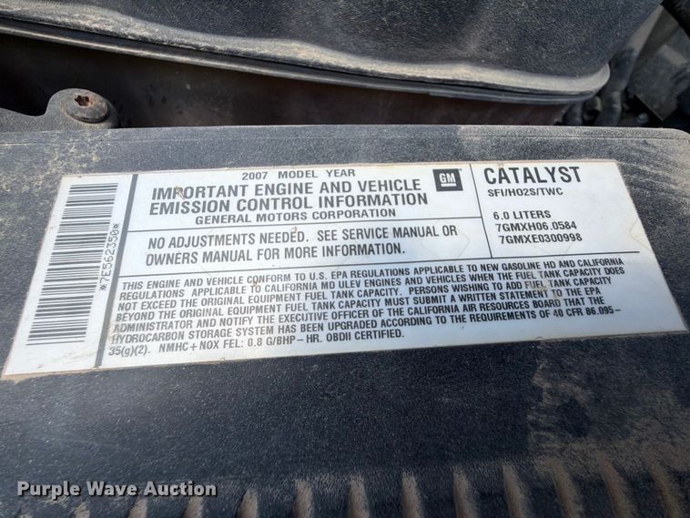 image for item EX2581 2007 Chevrolet Silverado 3500HD 3500HD