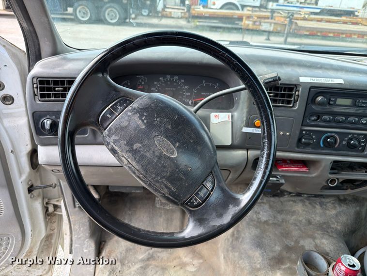 image for item EX4547 2000 Ford F350 Super Duty utility bed pickup truck