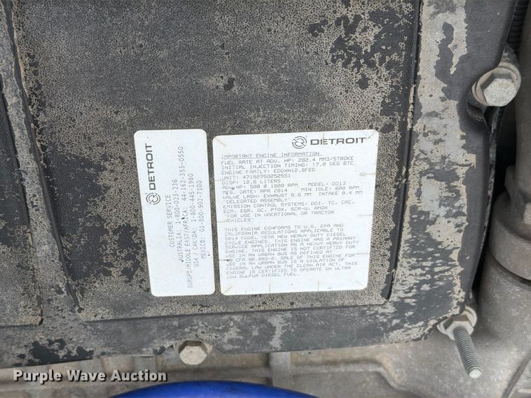 image for item FB4993 2015 Freightliner 114SD toter truck