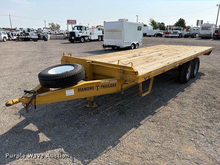 2005 Diamond T Trailer 9320 Dockover flatbed trailer
