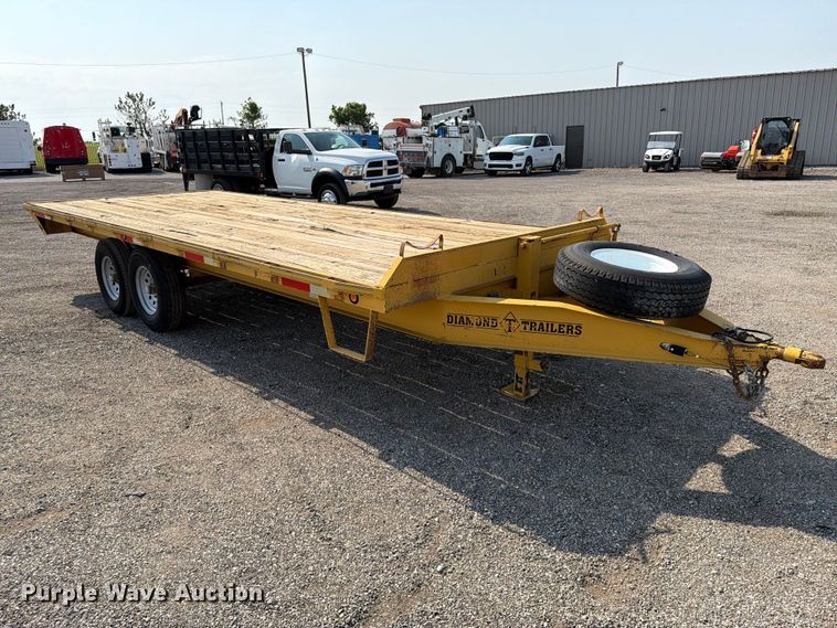 image for item FB5006 2005 Diamond T Trailer 9320 Dockover flatbed trailer