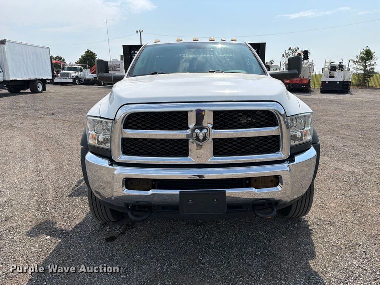 image for item FB5008 2018 RAM 5500 flatbed truck