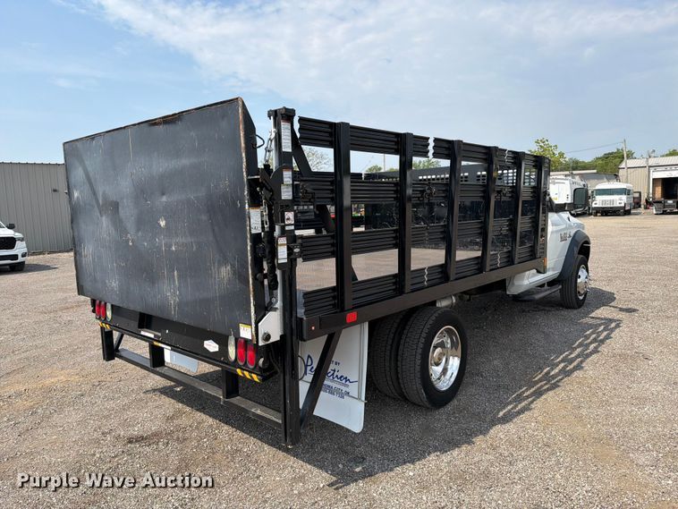 image for item FB5008 2018 RAM 5500 flatbed truck