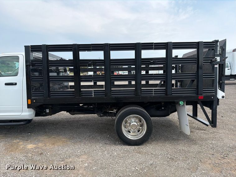 image for item FB5008 2018 RAM 5500 flatbed truck