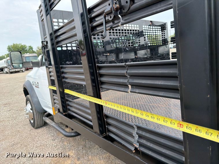 image for item FB5008 2018 RAM 5500 flatbed truck