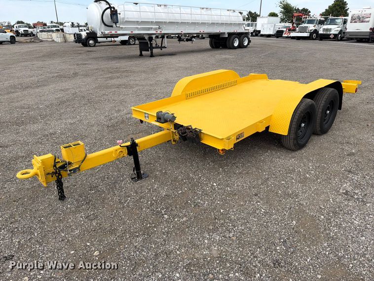 1999 Butler LT-712 tilt deck utility trailer