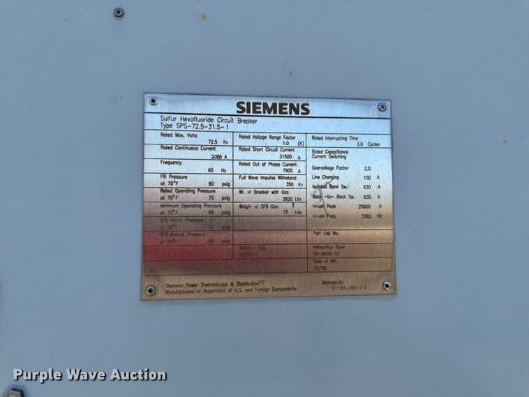 image for item FB5760 Electrical substation equipment