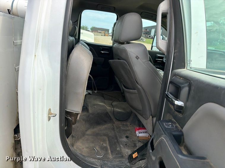 image for item FB5894 2015 GMC Sierra 2500HD Ext. Cab utility bed pickup truck