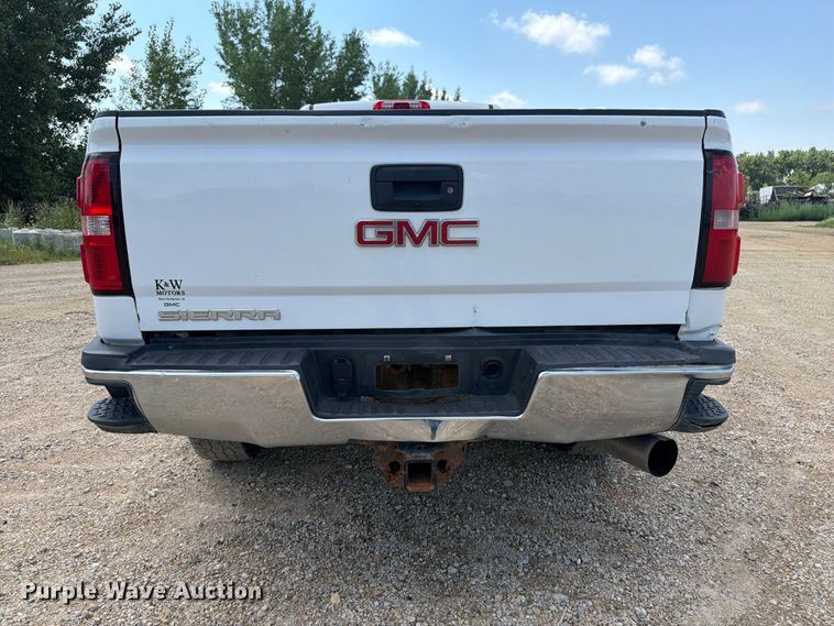 image for item FB5902 2016 GMC Sierra 3500HD Ext. Cab pickup truck