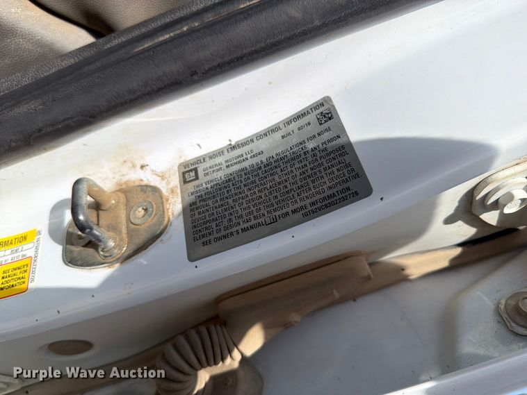 image for item FB5902 2016 GMC Sierra 3500HD Ext. Cab pickup truck