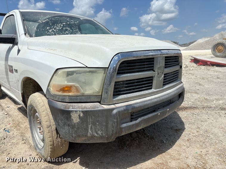 image for item FC1831 2010 Dodge Ram 2500 flatbed pickup truck