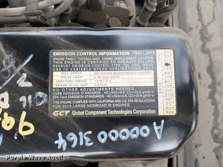 image for item FC3278 2015 Nissan PF80YLP forklift