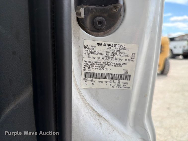 image for item FC3308 2013 Ford F250 Super Duty Ext. Cab pickup truck