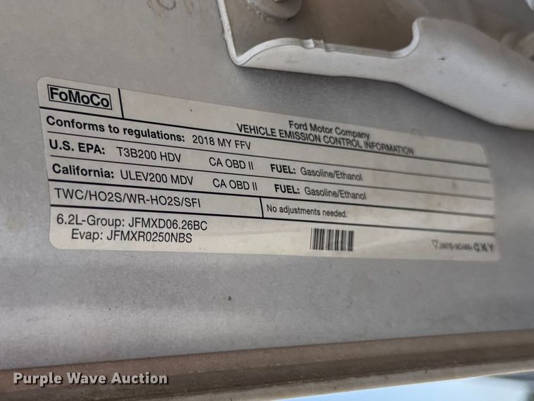 image for item FC4074 2018 Ford F250 Super Duty Crew Cab pickup truck