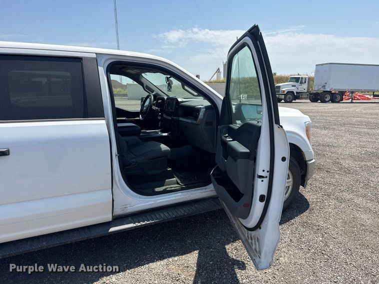 image for item FC4075 2022 Ford F150 Crew Cab pickup truck