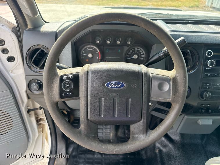 image for item FC4121 2011 Ford F350 Ext. Cab flatbed pickup truck