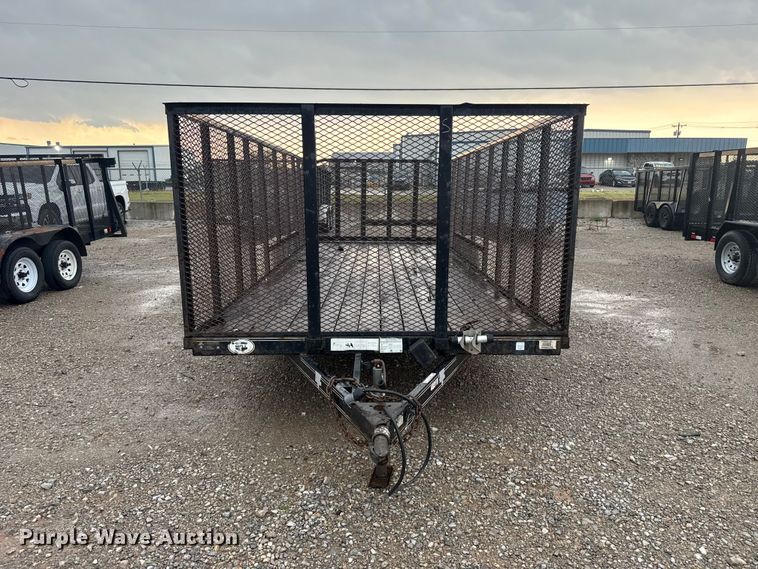 image for item FC4134 2018 P.J. Trailer Mfg Co. UL18 utility trailer