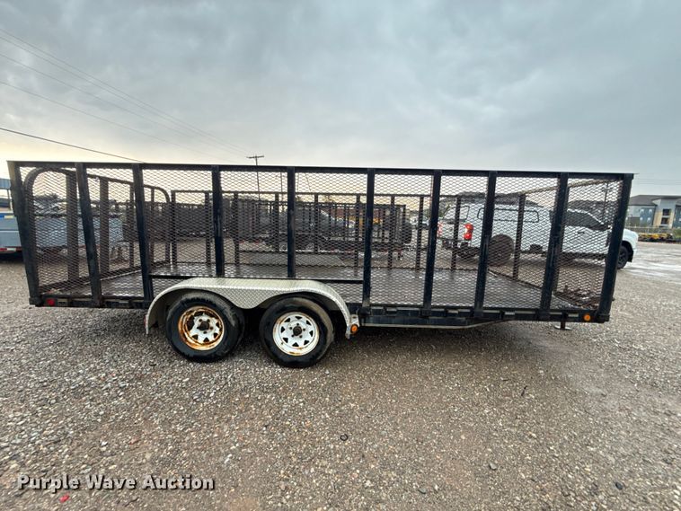 image for item FC4134 2018 P.J. Trailer Mfg Co. UL18 utility trailer